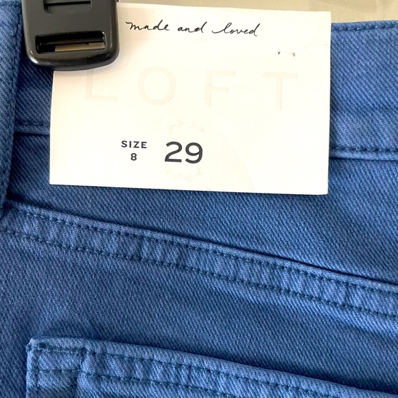 Brand new with tags! LOFT blue shorts size 29 - Picture 5 of 7